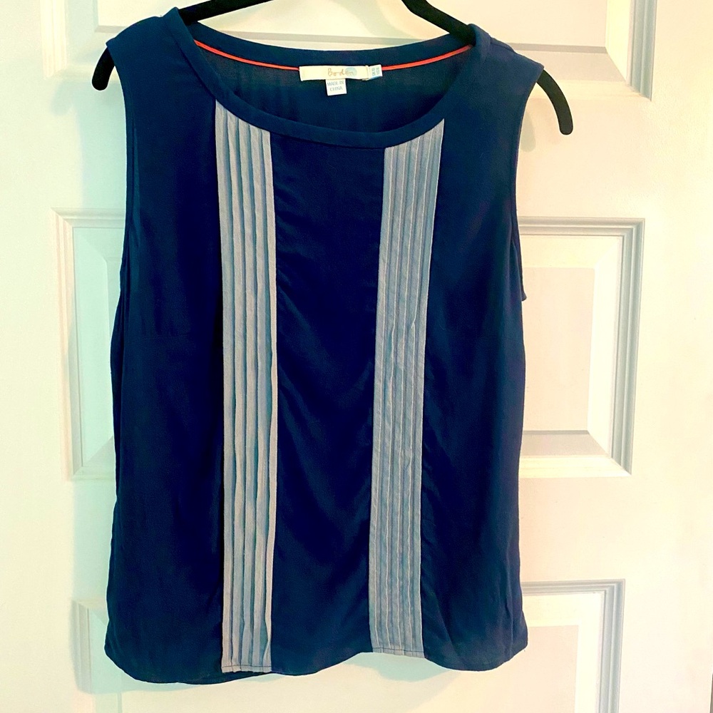 Boden Sleeveless Pintucked Shell, 6